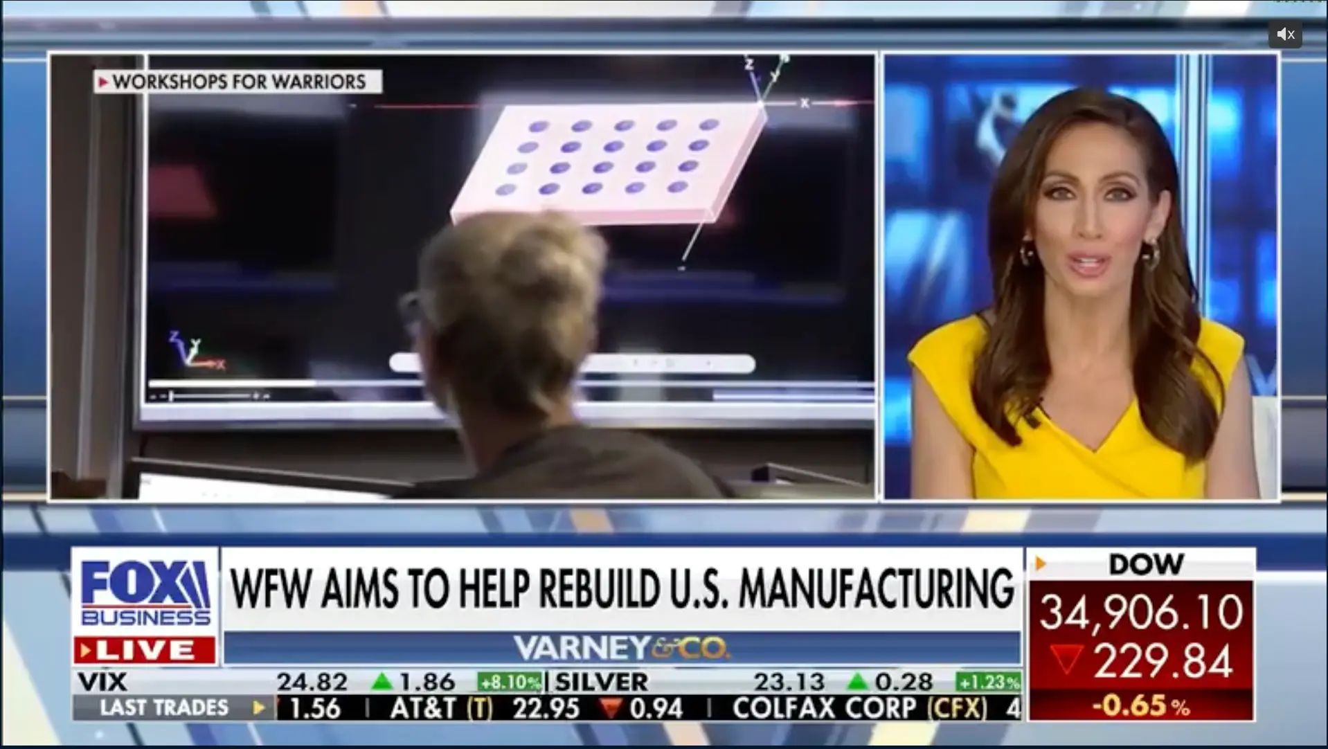 FOX Business: Workshops for Warriors aims to help rebuild US manufacturing